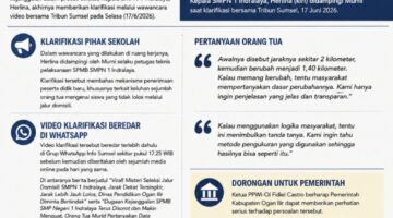 Blunder Klarifikasi SPMB SMPN 1 Indralaya? Jarak Domisili Disebut 2 Km, Lalu Berubah Jadi 1,40 Km “Panik Enggak”