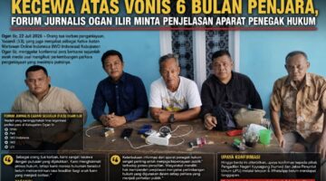 Keluarga Korban Penganiayaan Kecewa Atas Vonis 6 Bulan Penjara, Forum Jurnalis Ogan Ilir Minta Penjelasan Aparat Penegak Hukum