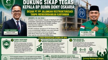 GP Alwashliyah Dukung Sikap Tegas Kepala BP BUMN Dony Oskaria: Desak PT PP Jalankan Restrukturisasi Tanpa Mengorbankan Karyawan